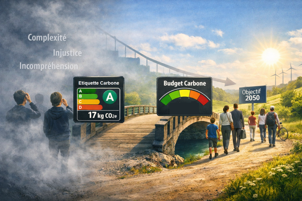 Etiquetage et budget carbone favorisent l'atteinte de la neutralité carbone en 2050